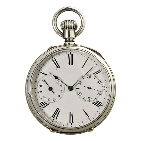 German silver deck chronometer with 54h power reserve Circa 1890