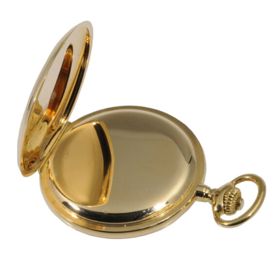 German 18K gold hunting cased lever pocket watch Circa 1918 German 18K gold hunting cased lever pocket watch Circa 1918