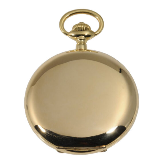 German 18K gold hunting cased lever pocket watch Circa 1918 German 18K gold hunting cased lever pocket watch Circa 1918
