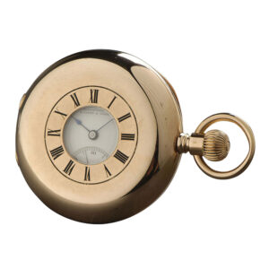 German rose gold half-hunting cased lever watch Circa 1893