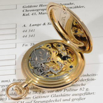 German gold hunting cased presentation watch Circa 1903