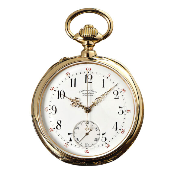 German rose gold lever watch with seconde morte Circa 1890