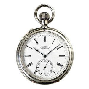 Large German silver open faced lever deck watch Circa 1915