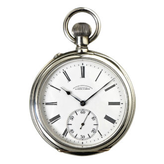 Large German silver open faced lever deck watch Circa 1915