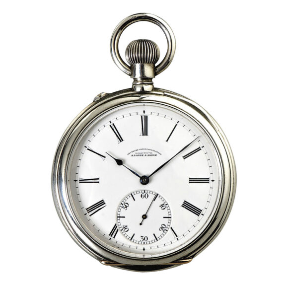 Large German silver open faced lever deck watch Circa 1915