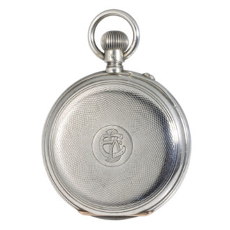 Large German silver open faced lever deck watch Circa 1915