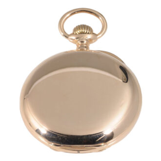 German 14K rose gold hunting cased lever watch Circa 1896 German 14K rose gold hunting cased lever watch Circa 1896