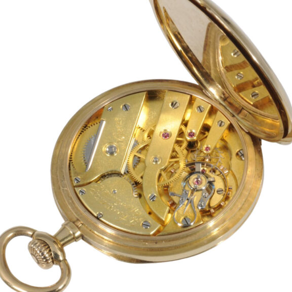 German 14K gold open faced lever pocket watch Circa 1909 German 14K gold open faced lever pocket watch Circa 1909