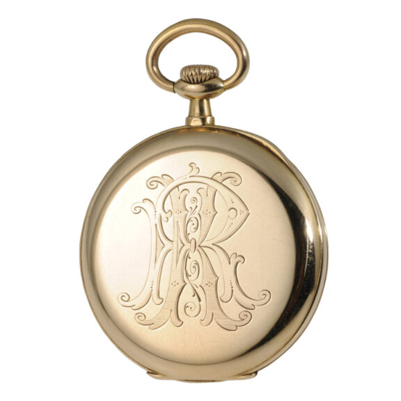 German 14K gold open faced lever pocket watch Circa 1909 German 14K gold open faced lever pocket watch Circa 1909