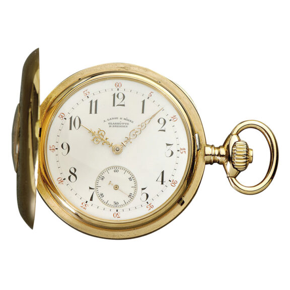 German 18K rose gold half-hunting cased lever Circa 1890 German 18K rose gold half-hunting cased lever Circa 1890