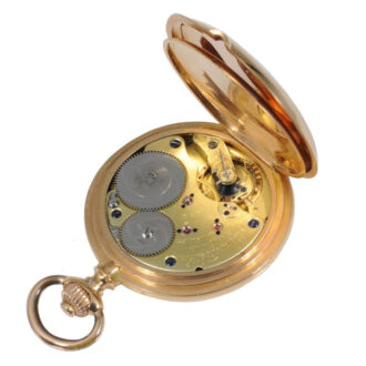 German 18K rose gold quality 1A lever watch Circa 1892