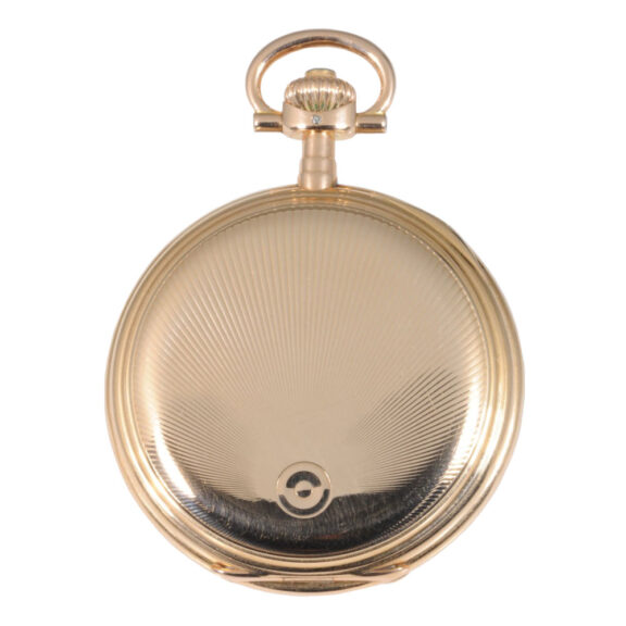 German 14K rose gold hunting cased lever watch Circa 1910 German 14K rose gold hunting cased lever watch Circa 1910