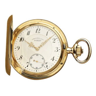 German 14 Carat rose gold hunting cased lever watch Circa 1910 German 14 Carat rose gold hunting cased lever watch Circa 1910