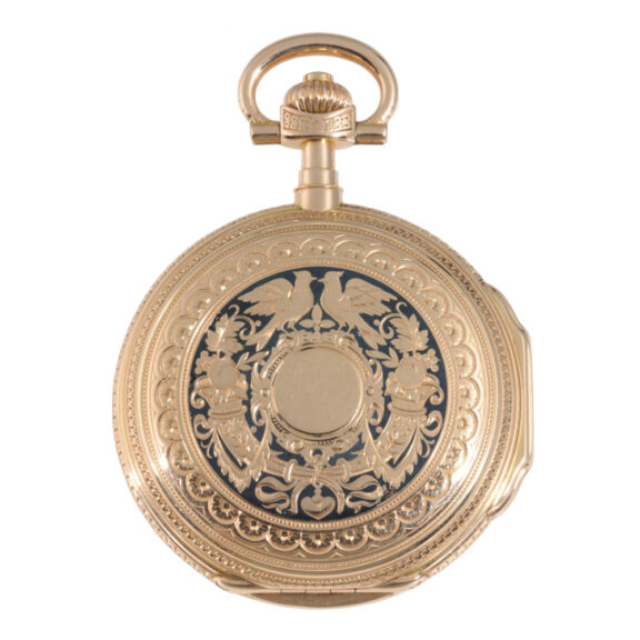 Heavy 14K rose gold hunting cased lever watch Circa 1910 Heavy 14K rose gold hunting cased lever watch Circa 1910