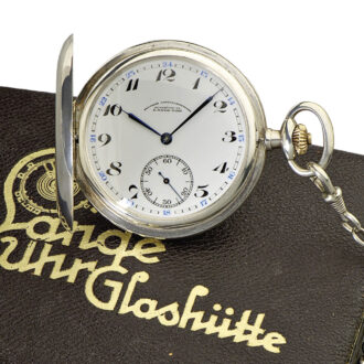 German silver hunting cased lever pocket watch Circa 1939