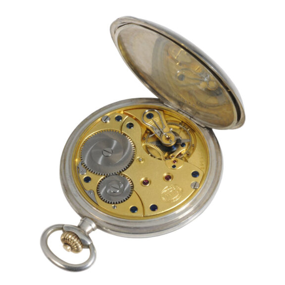 German silver hunting cased lever pocket watch Circa 1939 German silver hunting cased lever pocket watch Circa 1939