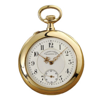 Small German rose gold open faced lever watch Circa 1910