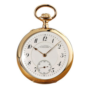 German 14K rose gold open faced lever watch Circa 1907