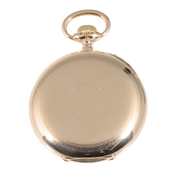 German 14K rose gold lever watch with 24h dial Circa 1904 German 14K rose gold lever watch with 24h dial Circa 1904