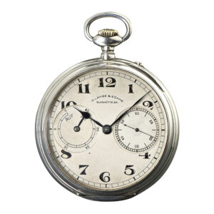 Extremely rare German deck watch with power reserve Circa 1932