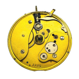 German 18K gold half-hunting cased lever watch Circa 1890