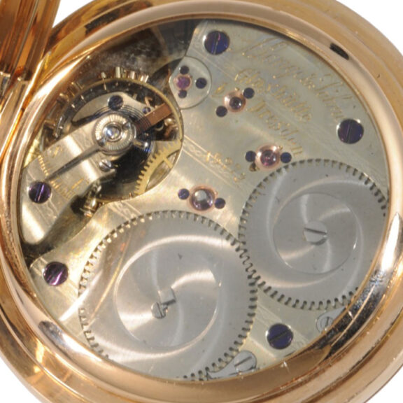 Heavy German rose gold lever with 30h power reserve Circa 1879 Heavy German rose gold lever with 30h power reserve Circa 1879