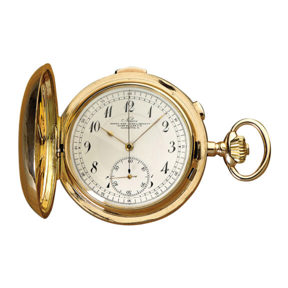 German 14K rose gold repeating chronograph Circa 1910