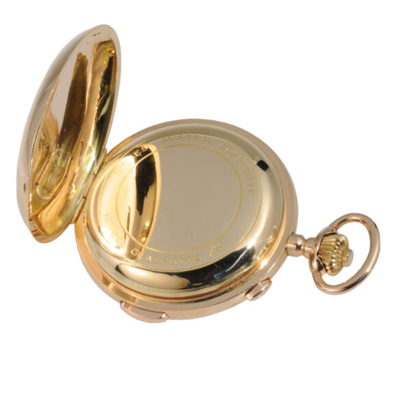 German 14K rose gold repeating chronograph Circa 1910 German 14K rose gold repeating chronograph Circa 1910