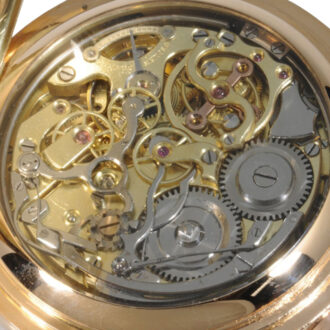 German 14K rose gold repeating chronograph Circa 1910
