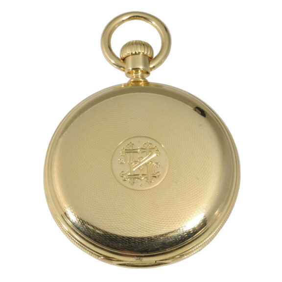 German 18K gold hunting cased lever precision watch Circa 1880 German 18K gold hunting cased lever precision watch Circa 1880