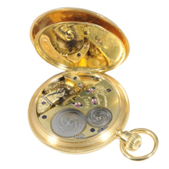 German 18K gold half-hunting cased quality 1A watch Circa 1880 German 18K gold half-hunting cased quality 1A watch Circa 1880