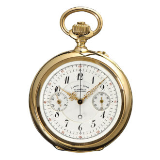 German chronograph with 30-minute counter Circa 1898