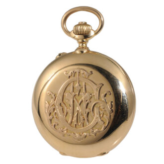 German chronograph with 30-minute counter Circa 1898 German chronograph with 30-minute counter Circa 1898