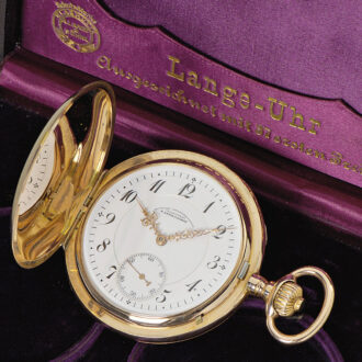 German 14K rose gold hunting cased lever watch Circa 1906German 14K rose gold hunting cased lever watch Circa 1906