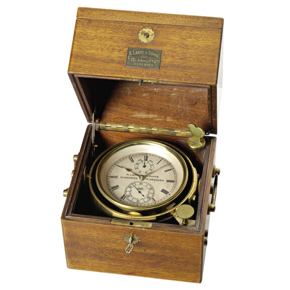 Rare German deck chronometer with 56h power reserve Circa 1920