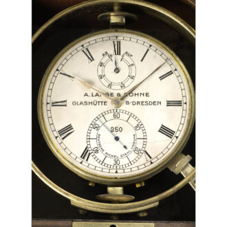 Rare German deck chronometer with 56h power reserve Circa 1920