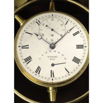 Important French deck chronometer with 49h power reserve Circa 1855