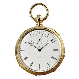 French split-seconds chronograph lever chronometer Circa 1850