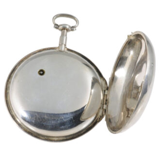Important English silver chronometer pocket watch Circa 1789