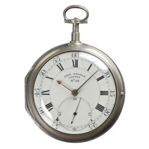 Important and early English silver pocket chronometer Circa 1778