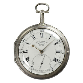 Important and early English silver pocket chronometer Circa 1778