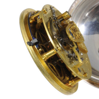 Important and early English silver pocket chronometer Circa 1778 Important and early English silver pocket chronometer Circa 1778