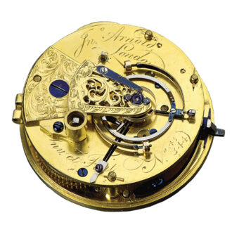 Historically interesting English silver pocket chronometer Circa 1783