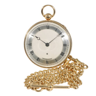 French 18K gold quarter repeating cylinder watch Circa 1817 French 18K gold quarter repeating cylinder watch Circa 1817