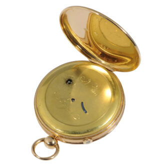 French 18K gold quarter repeating cylinder watch Circa 1817 French 18K gold quarter repeating cylinder watch Circa 1817
