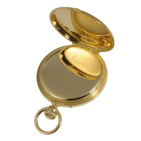 French 18K gold hunting cased lever chronometer Circa 1870 French 18K gold hunting cased lever chronometer Circa 1870