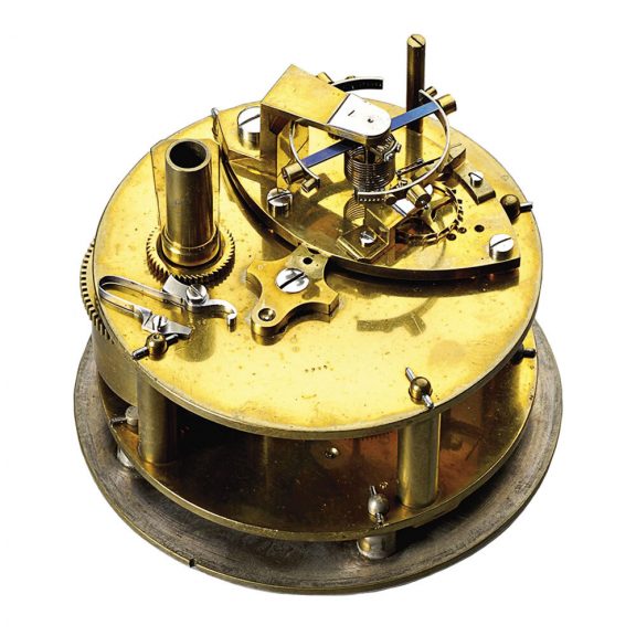 Impressive French deck chronometer in heavy mahogany box Circa 1829 Impressive French deck chronometer in heavy mahogany box Circa 1829