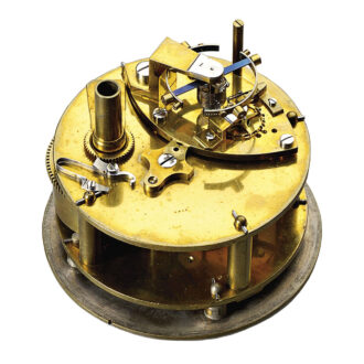 Impressive French deck chronometer in heavy mahogany box Circa 1829