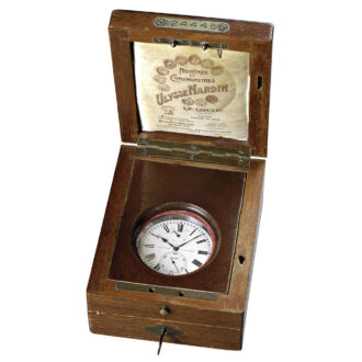 Heavy Swiss deck chronometer with 36h power reserve Circa 1950