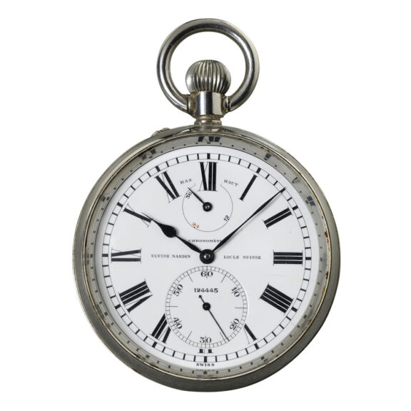 Heavy Swiss deck chronometer with 36h power reserve Circa 1950 Heavy Swiss deck chronometer with 36h power reserve Circa 1950